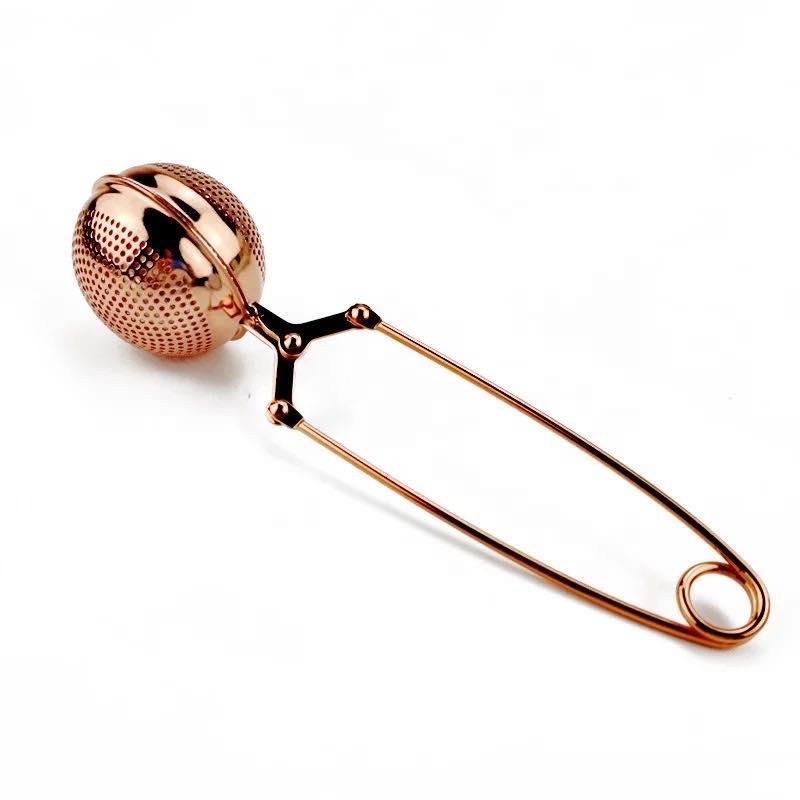 Rose gold tea infuser for all types of tea leaves including black tea, matcha tea, chamomile tea, ice tea, milk tea to have with your breakfast, lunch or afternoon tea.  Rich flavour compared to traditional tea bag