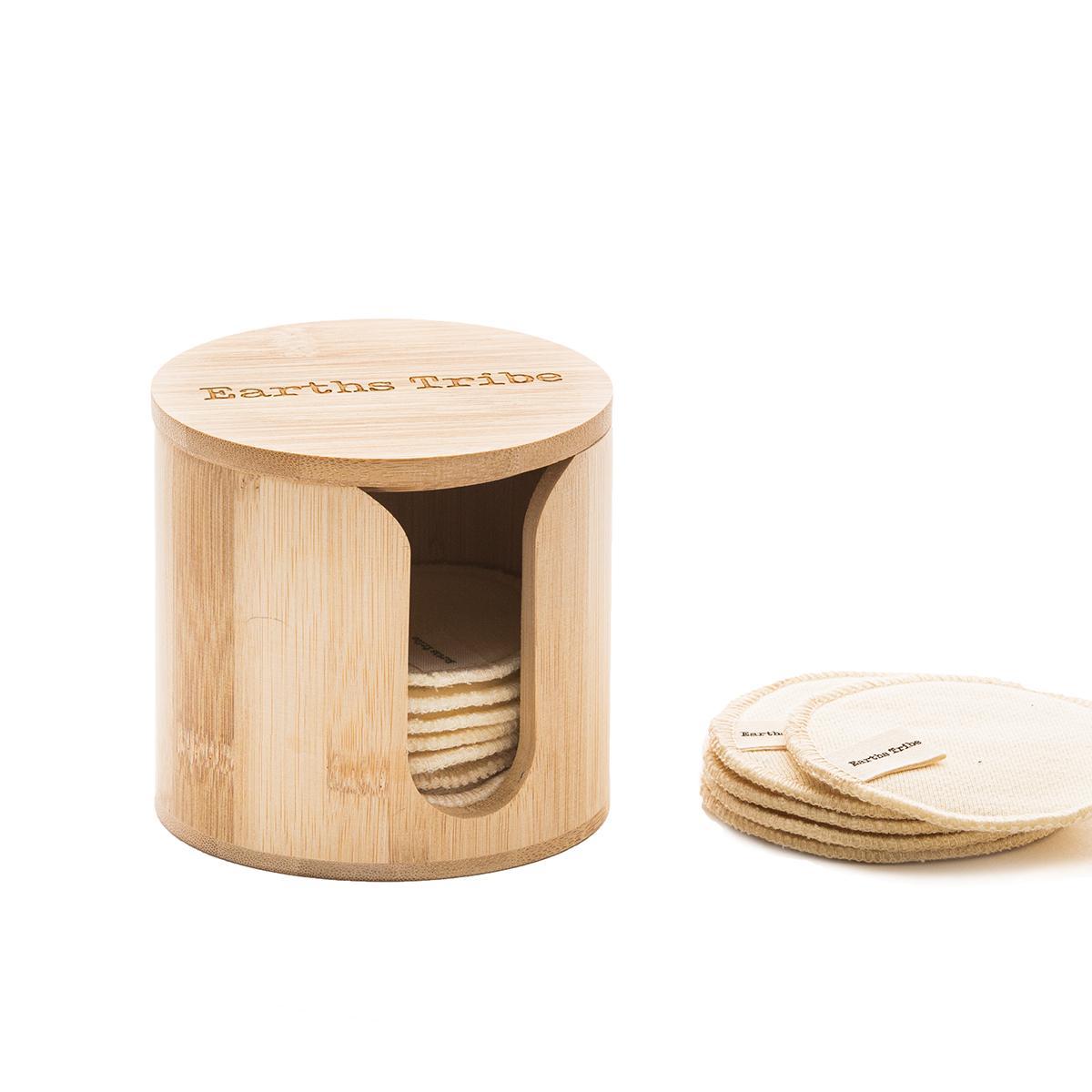Earths Tribe | Bamboo Makeup Round Holder
